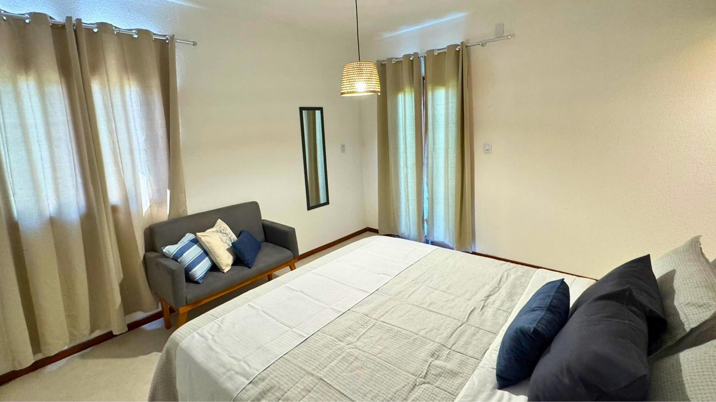 Suíte com cama de casal